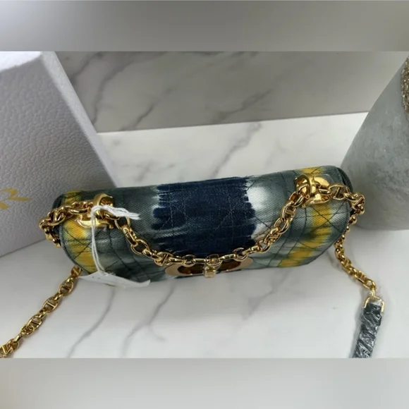 🔥RARE🔥Dior Caro Denim Chain Bag - Picture 3 of 11
